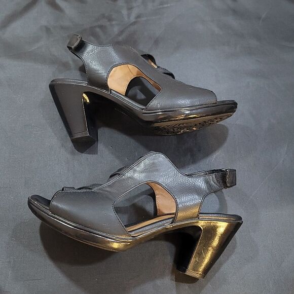 EUROSOFT VACARA LEATHER CRISS CROSS  WITH A CAGED LOOK STRAP R3 - Picture 11 of 14